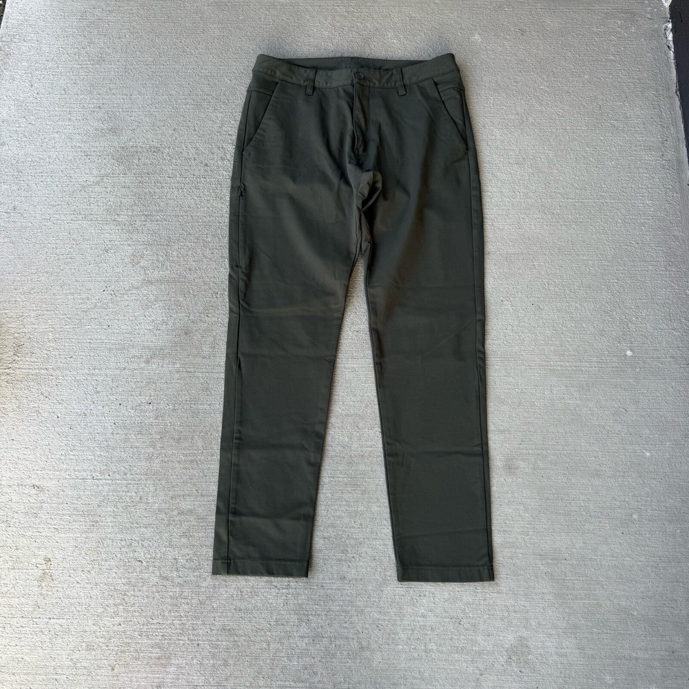 Bylt Everyday Pant 2.0 Men's Olive Green Stretch Casual L